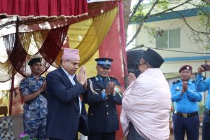 संखुवासभाका ४९ जना प्रहरी सम्मानित