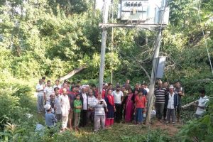 पाँचखपन नगरपालिकाको वडा नं. १ र २ मा विद्युत जोडियो