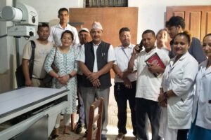 प्राथमिक स्वास्थ्य केन्द्र मुलपानीमा एक्सरे सेवा पुनः सुचारु
