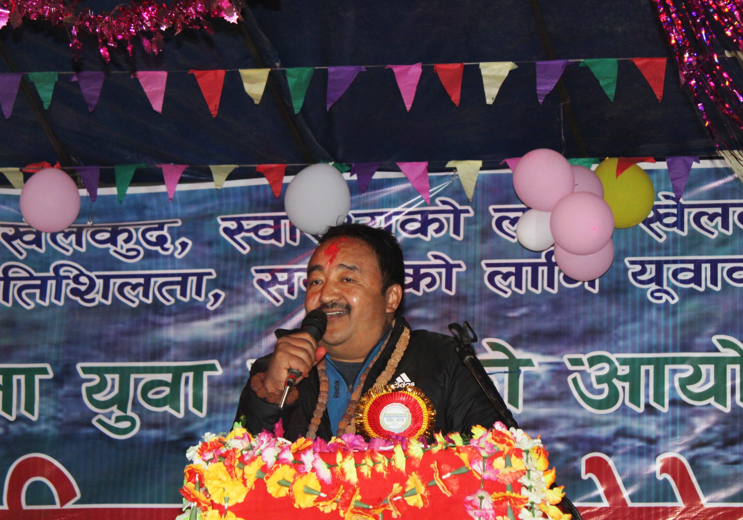 चौकीडाँडामा ब्याडमिन्टन कर्वडहल निर्माण गर्ने मेरो जिम्माः राजेन्द्र राई