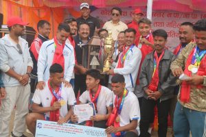 छौँखा साकेन्वा रनिङ शिल्ड प्रतियोगिताको उपाधी षडानन्दलाई